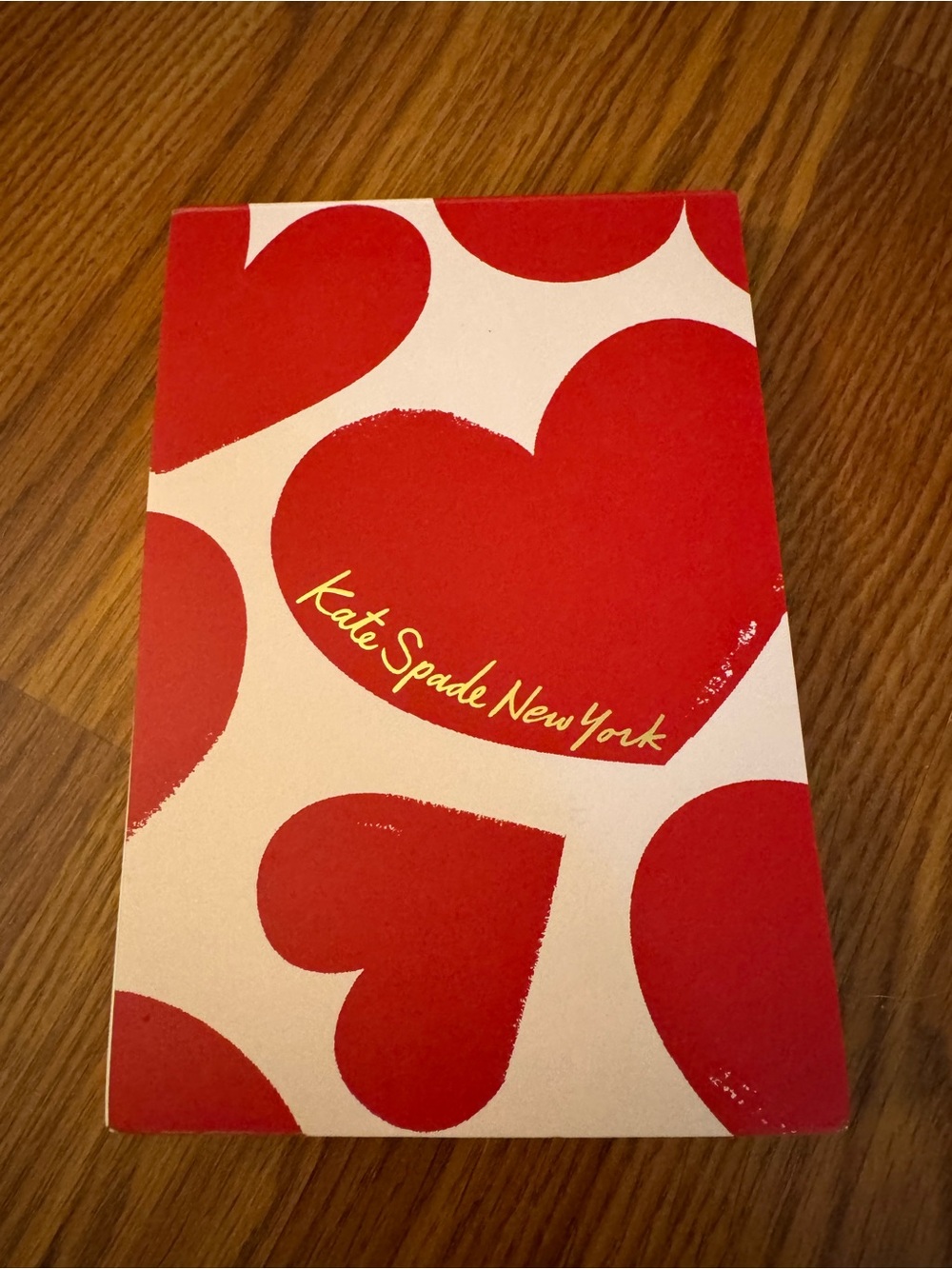 kate spade Red Heart Pattern Notebook